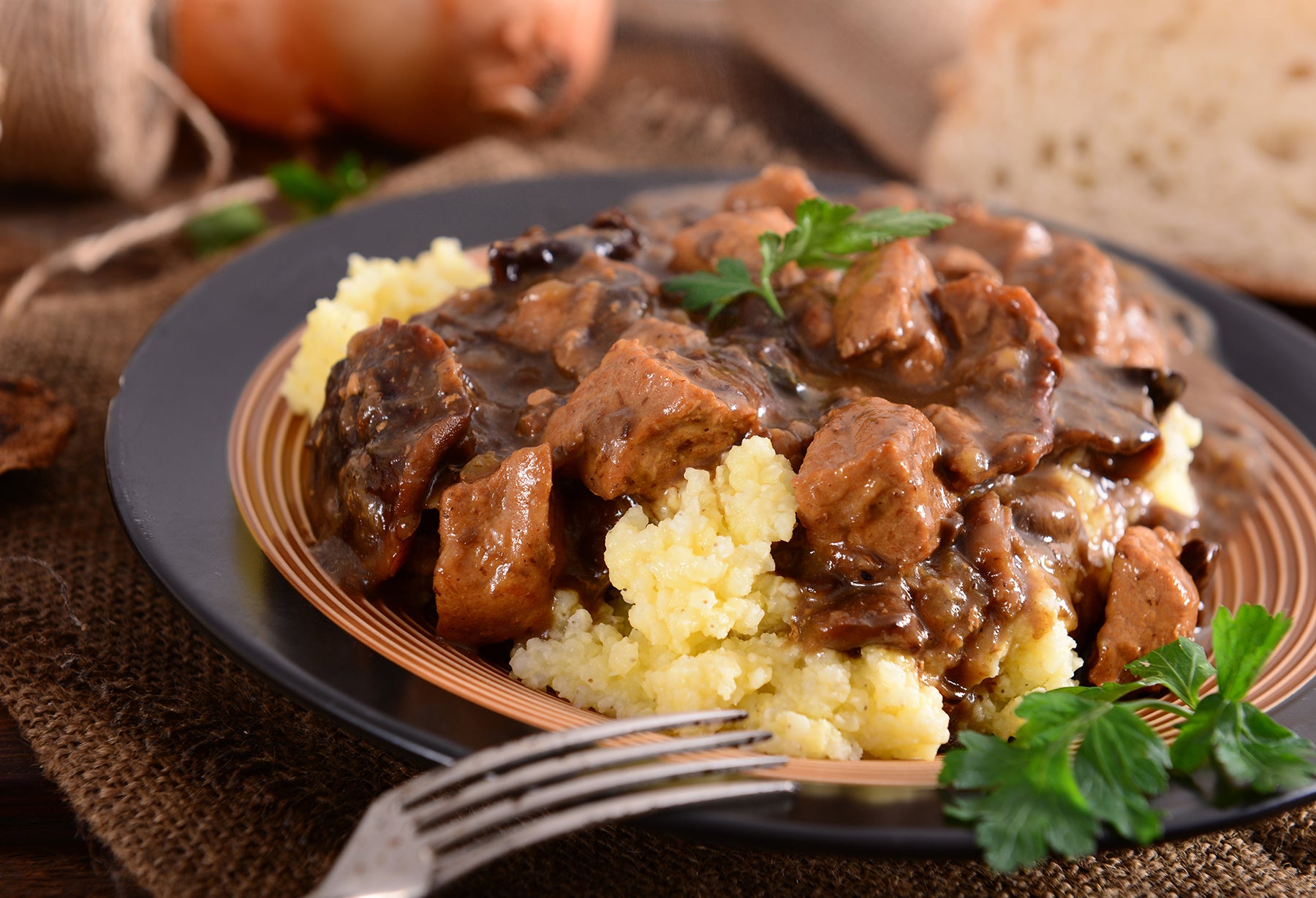 Beef Tender Tips with Gravy & Mashed Potatoes – Goodstock by Nolan Ryan